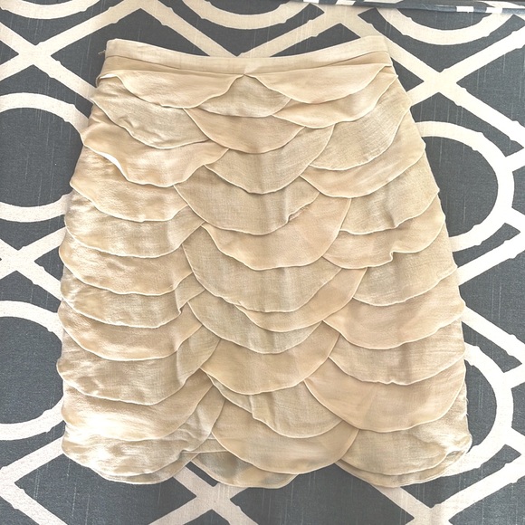 ROBERT RODRIGUEZ scalloped layered tiered skirt Anthropologie - Picture 2 of 6